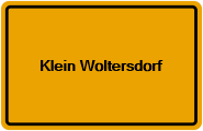 Grundbuchauszug Klein Woltersdorf